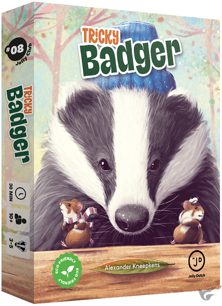 Productafbeelding: voorkant van Tricky Badger (kaartspel)