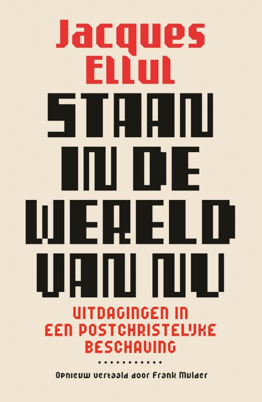 Productafbeelding: voorkant van Staan in de wereld van nu