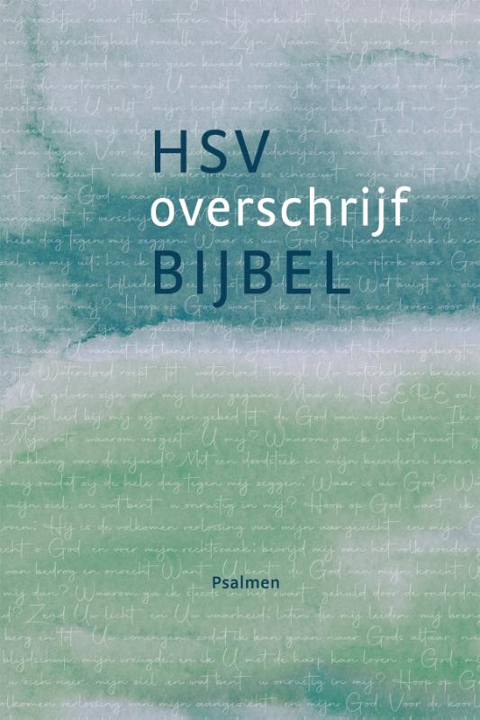 Productafbeelding: voorkant van HSV overschrijfbijbel Psalmen